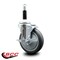 Service Caster 5'' Thermoplastic Rubber Swivel 7/8'' Expanding Stem Caster with Brake SCC-EX20S514-TPRB-TLB-78 - alternate 2